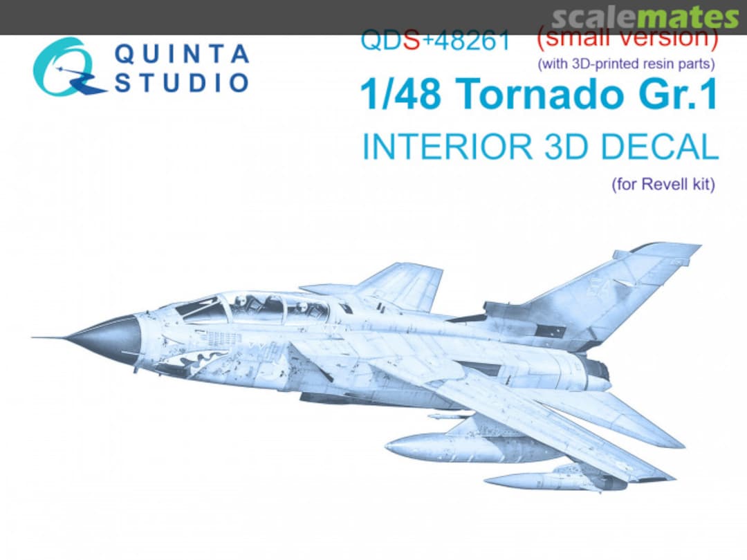 Boxart Tornado GR.1 interior 3D decals (small version) (with 3D-printed resin parts) QDS+48261 Quinta Studio Boxart Tornado GR.1 interior 3D decals (small version) (with 3D-printed resin parts) QDS+48261 Quinta Studio