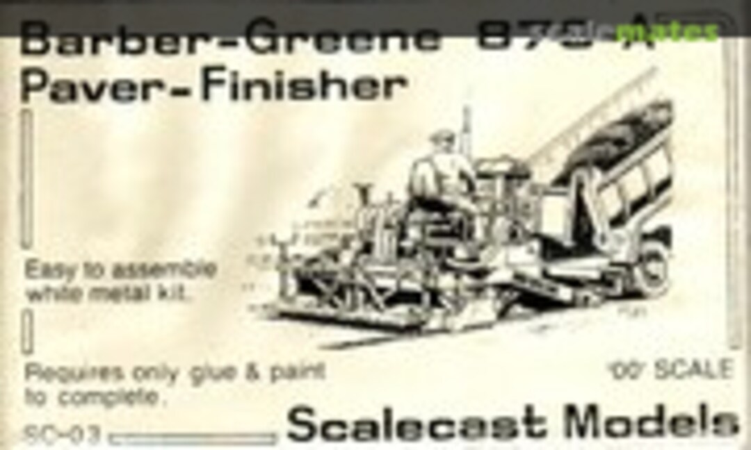 1:76 Barber-Greene 879-A paver-finisher (Scalecast Models SC-03) SC-03