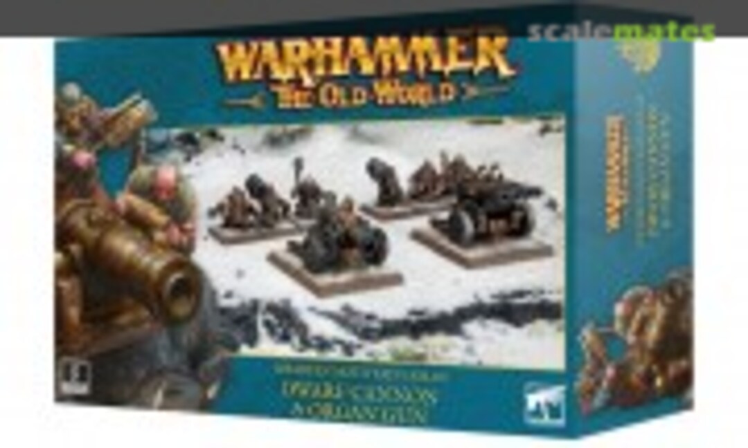 28mm Dwarf Cannon & Organ Gun (Games Workshop 10-14) 10-14