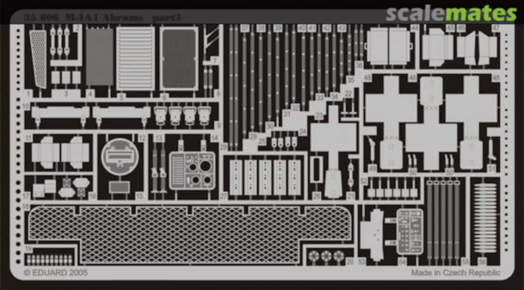Boxart Abrams M1A1 35806 Eduard Boxart Abrams M1A1 35806 Eduard