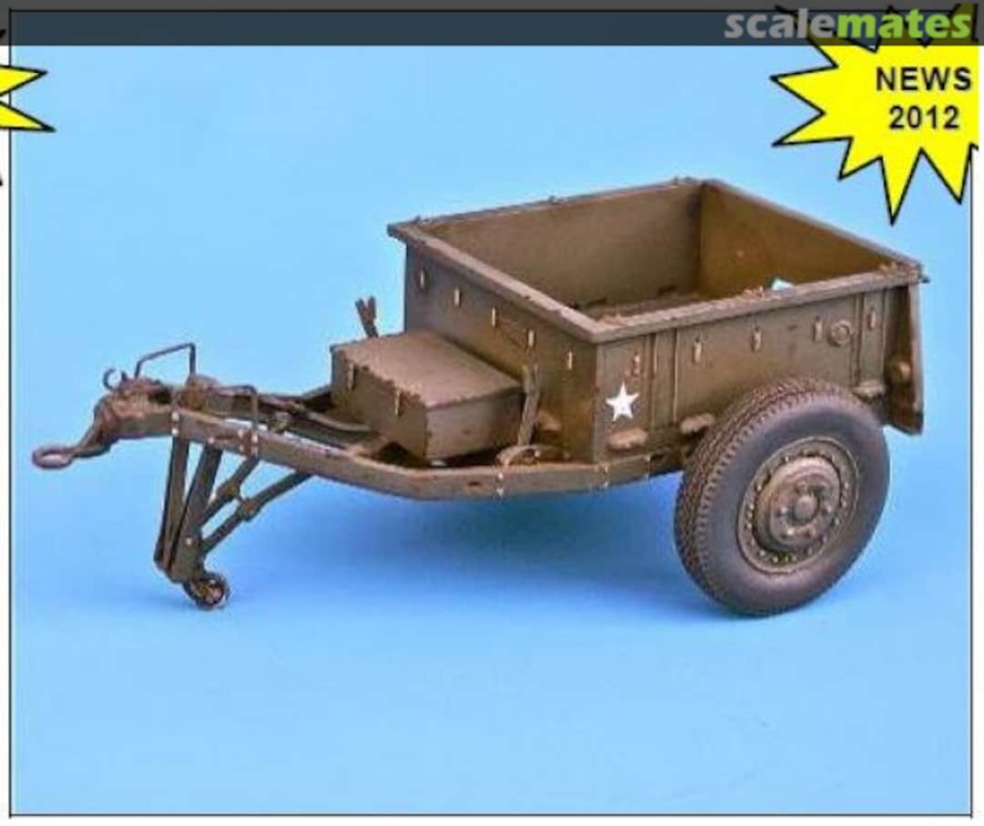 Boxart U.S. M10 Ammunition trailer UM 222 U-Models Boxart U.S. M10 Ammunition trailer UM 222 U-Models