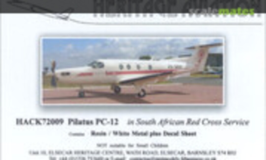 1:72 Pilatus PC-12 (Heritage Aviation Models HACK72009)