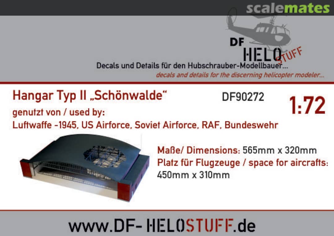 Boxart Hangar Typ II "Schönwalde" DF90272 DF HeloStuff Boxart Hangar Typ II "Schönwalde" DF90272 DF HeloStuff