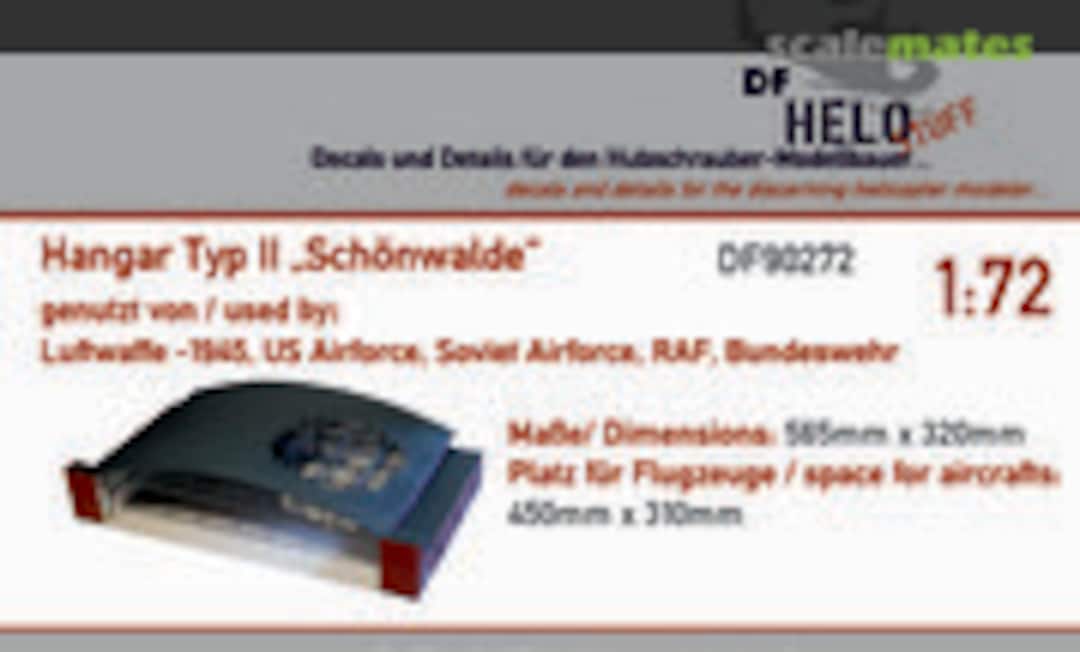 1:72 Hangar Typ II "Schönwalde" (DF HeloStuff DF90272)