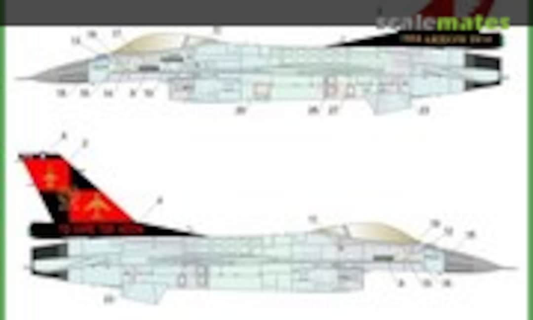 1:72 Greek F-16C 341 Mira "Velos/Arrow" 60th anniversary (ModelMaker D72060) D72060