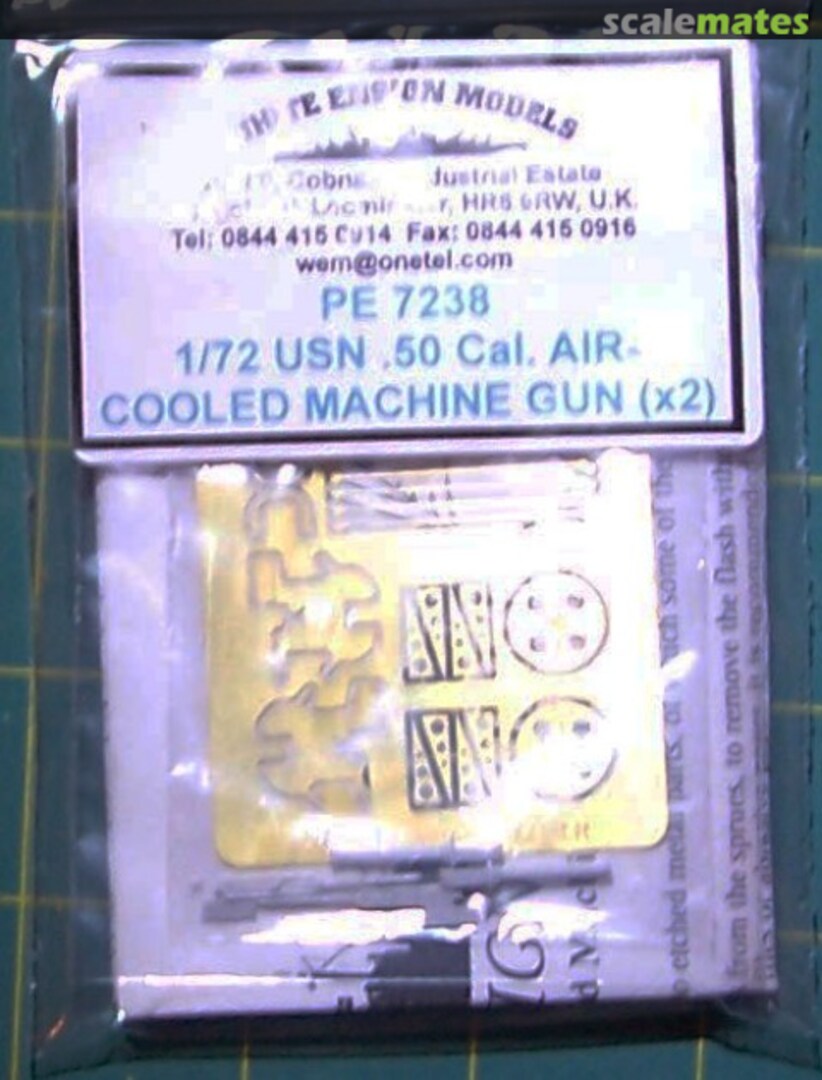 Boxart USN .50 Cal. AIR-COOLED MACHINE GUN PE 7238 White Ensign Models Boxart USN .50 Cal. AIR-COOLED MACHINE GUN PE 7238 White Ensign Models