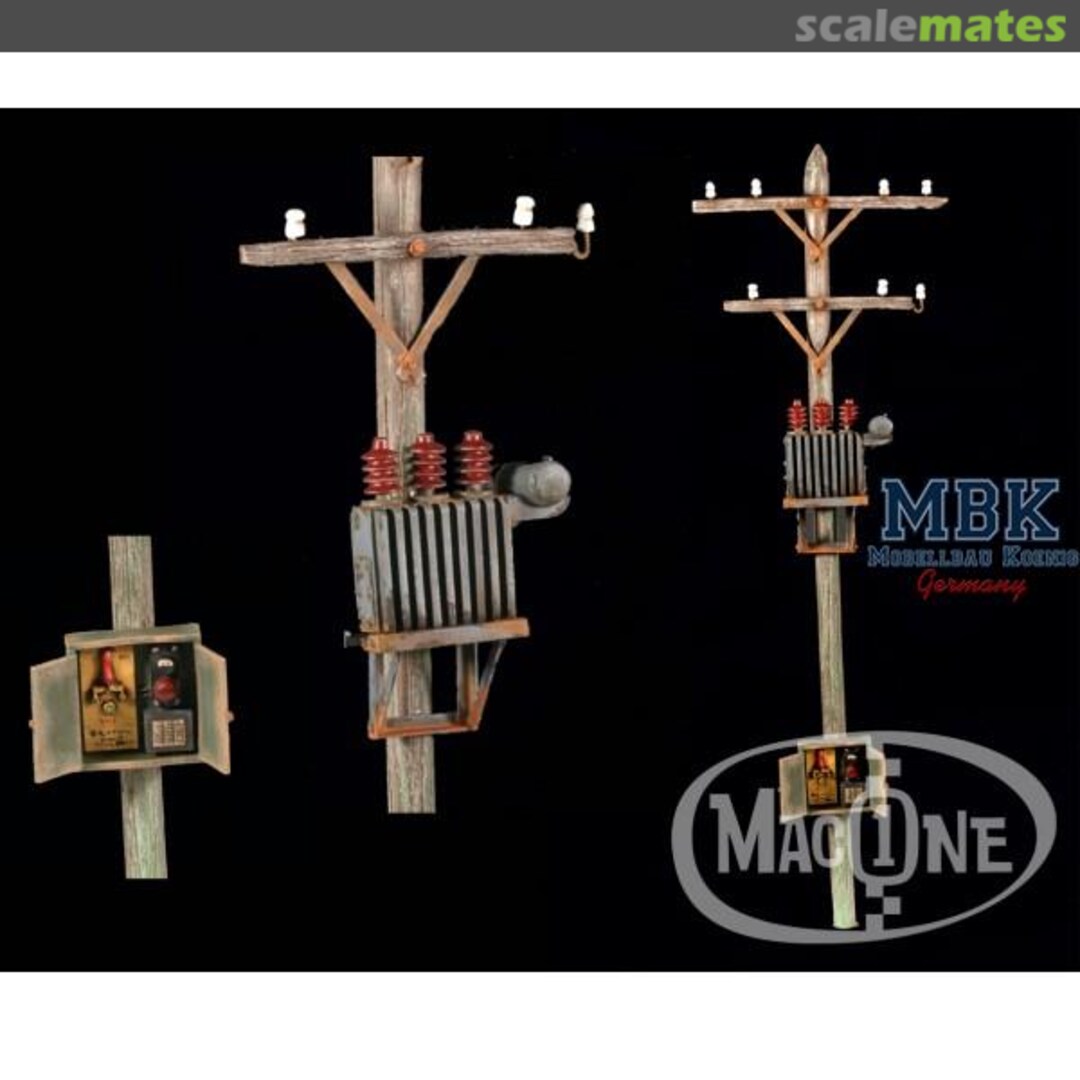 Boxart Electric Pole & Transformer MAC35127 MacOne Models Boxart Electric Pole & Transformer MAC35127 MacOne Models