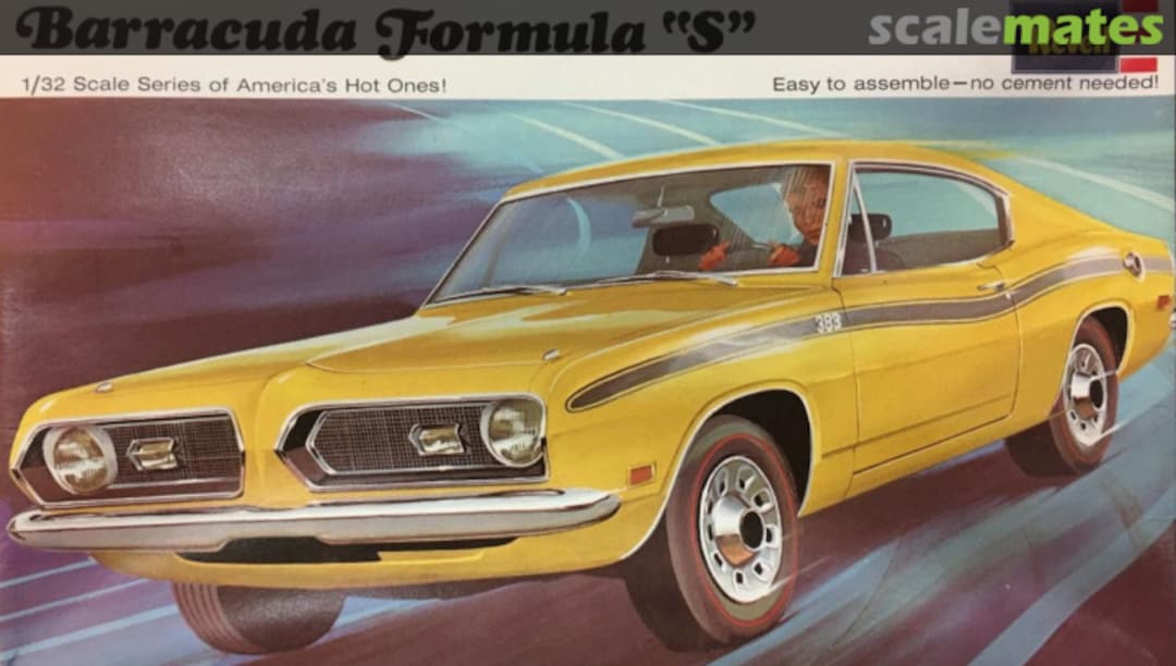 Boxart Barracuda Formula S H-1295 Revell Boxart Barracuda Formula S H-1295 Revell