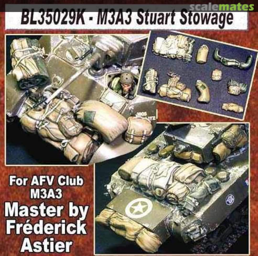 Boxart M3A3 Stowage SET BL35029K Blast Models Boxart M3A3 Stowage SET BL35029K Blast Models