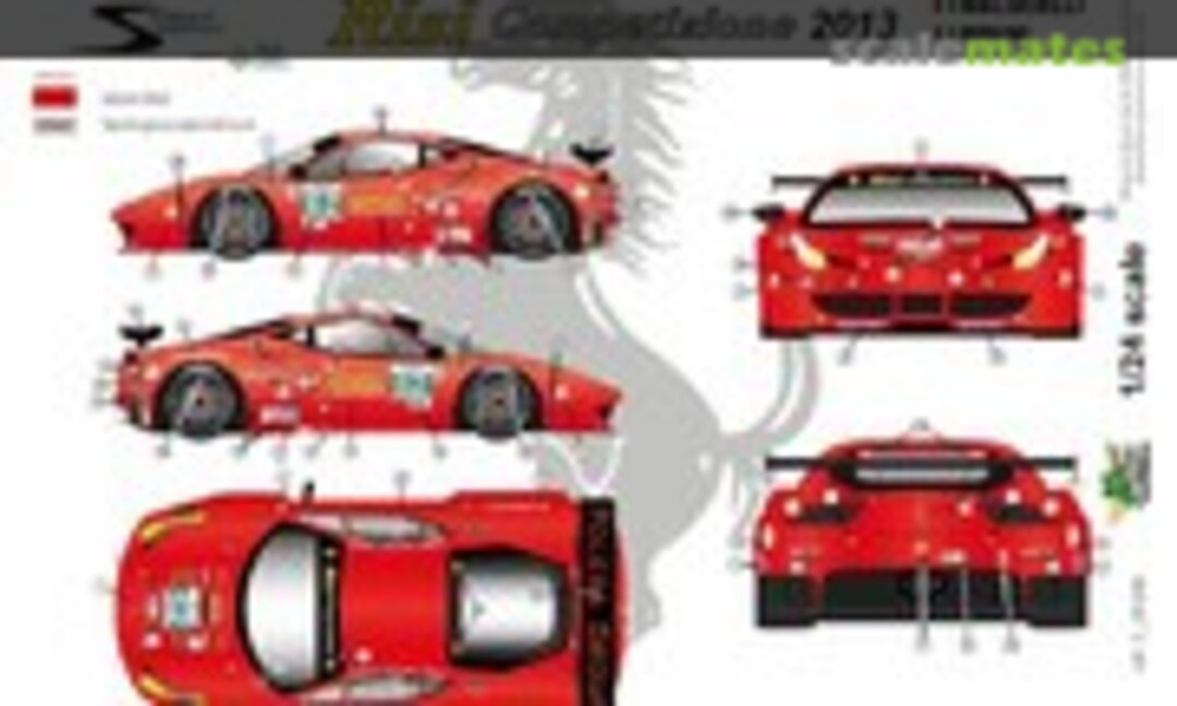 1:24 Ferrari 458 Italia GTC #2866 "POLESA GROUP" (FFSMC Productions C 24-036) C 24-036
