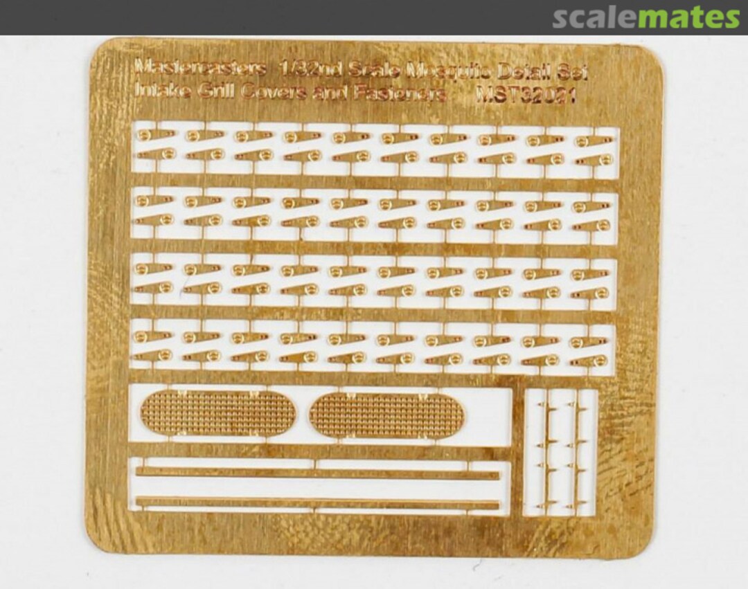 Boxart de Havilland DH 98 Mosquito Etched Grilles and Fasteners MST32021 MasterCasters Boxart de Havilland DH 98 Mosquito Etched Grilles and Fasteners MST32021 MasterCasters