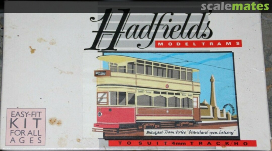 Boxart Blackpool Tram Series "Standard Open Balcony" Hadfield's Modeltrams Boxart Blackpool Tram Series "Standard Open Balcony" Hadfield's Modeltrams