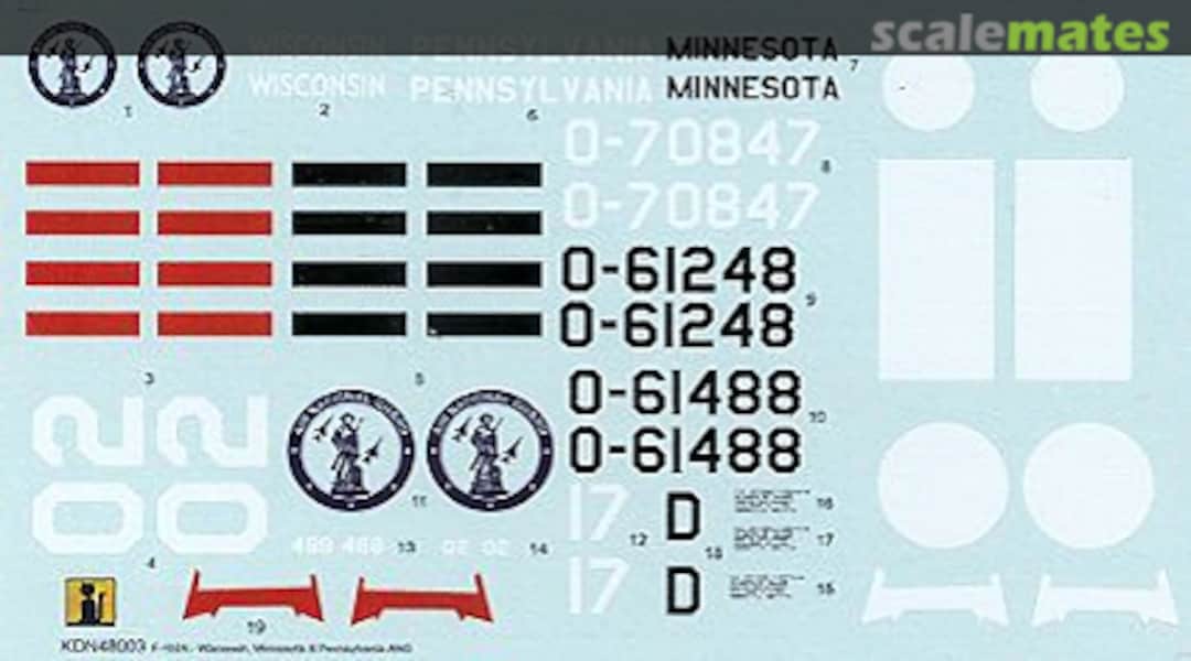 Boxart Colorful F-102s of the Air National Guard - Part 1 KDN48003 Kedi Decals Boxart Colorful F-102s of the Air National Guard - Part 1 KDN48003 Kedi Decals