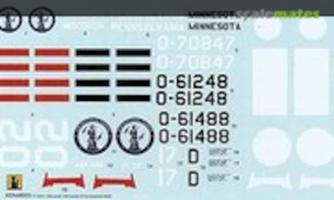 1:48 Colorful F-102s of the Air National Guard - Part 1 (Kedi Decals KDN48003) KDN48003