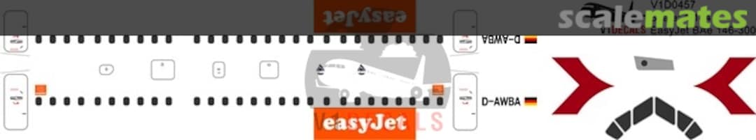 Boxart Easyjet BAe Avro 146-300 - RJ-100 V1D0457-144 V1 Decals Boxart Easyjet BAe Avro 146-300 - RJ-100 V1D0457-144 V1 Decals