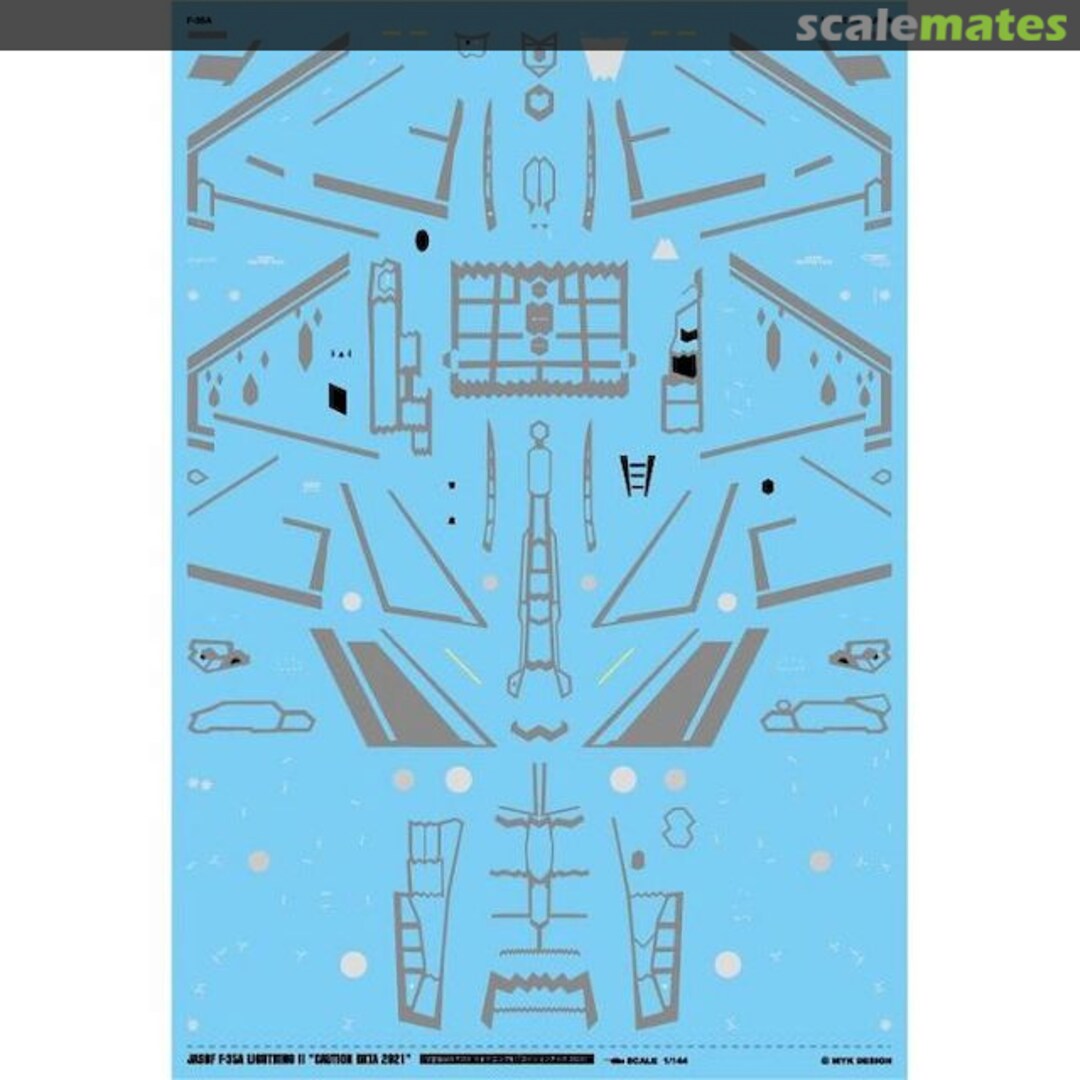 Boxart JASDF F-35A Lightning II "Caution Data 2021" A-578 MYK Design