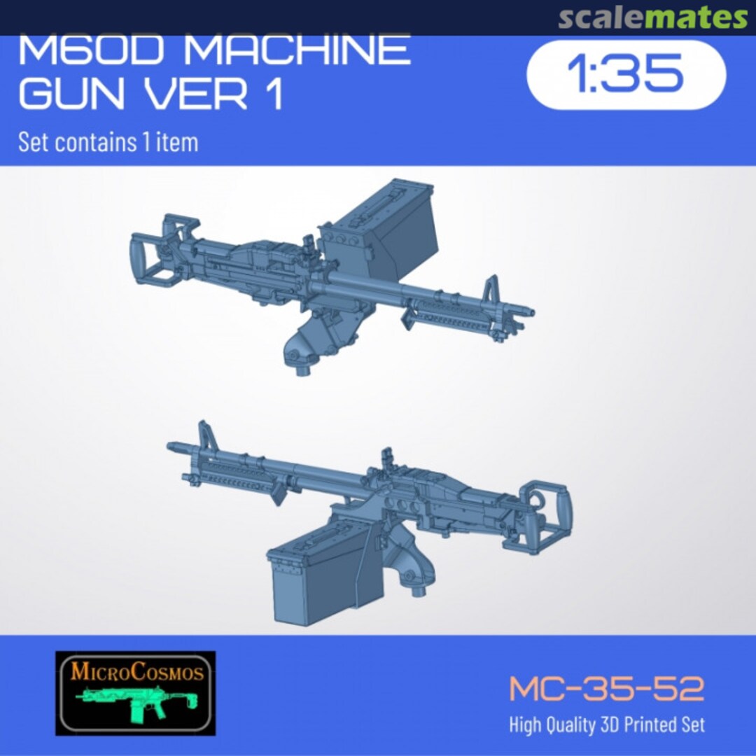 Boxart M60D Machine Gun Ver 1 MC-35-52 3D MicroCosmos