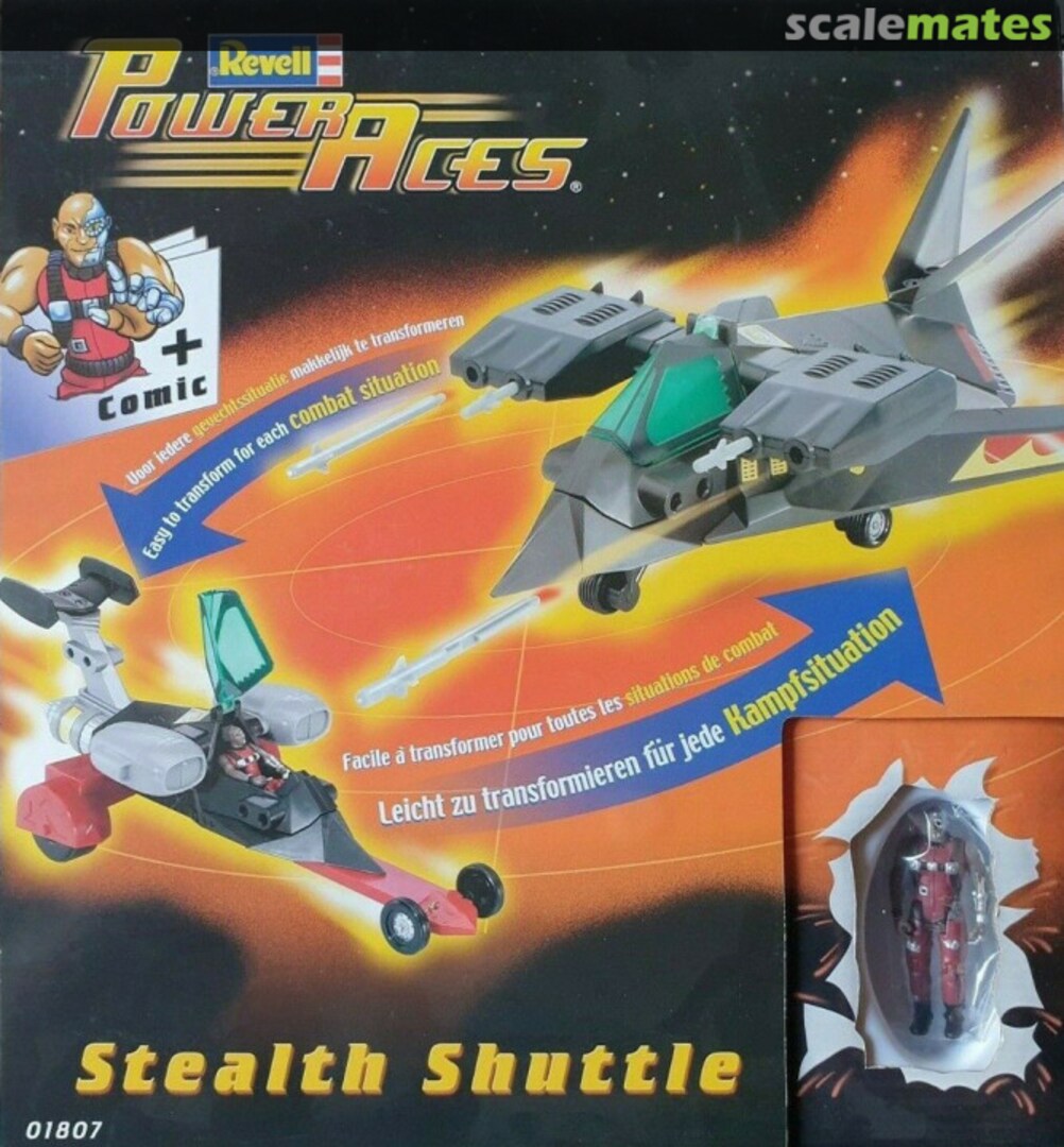Boxart Stealth Shuttle 01807 Revell Boxart Stealth Shuttle 01807 Revell