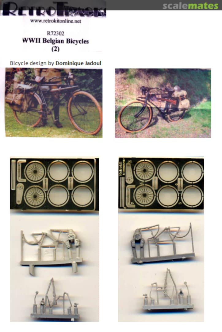 Boxart WWII Belgian Bicycles R72302 RetroTracks