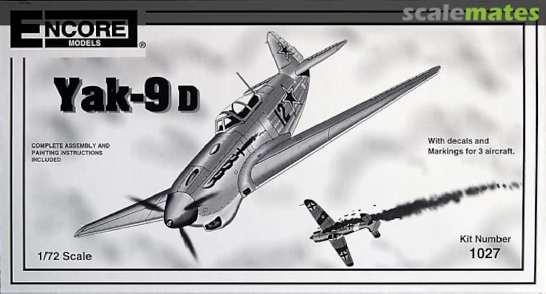 Boxart Yak-9D 1027 Encore Models