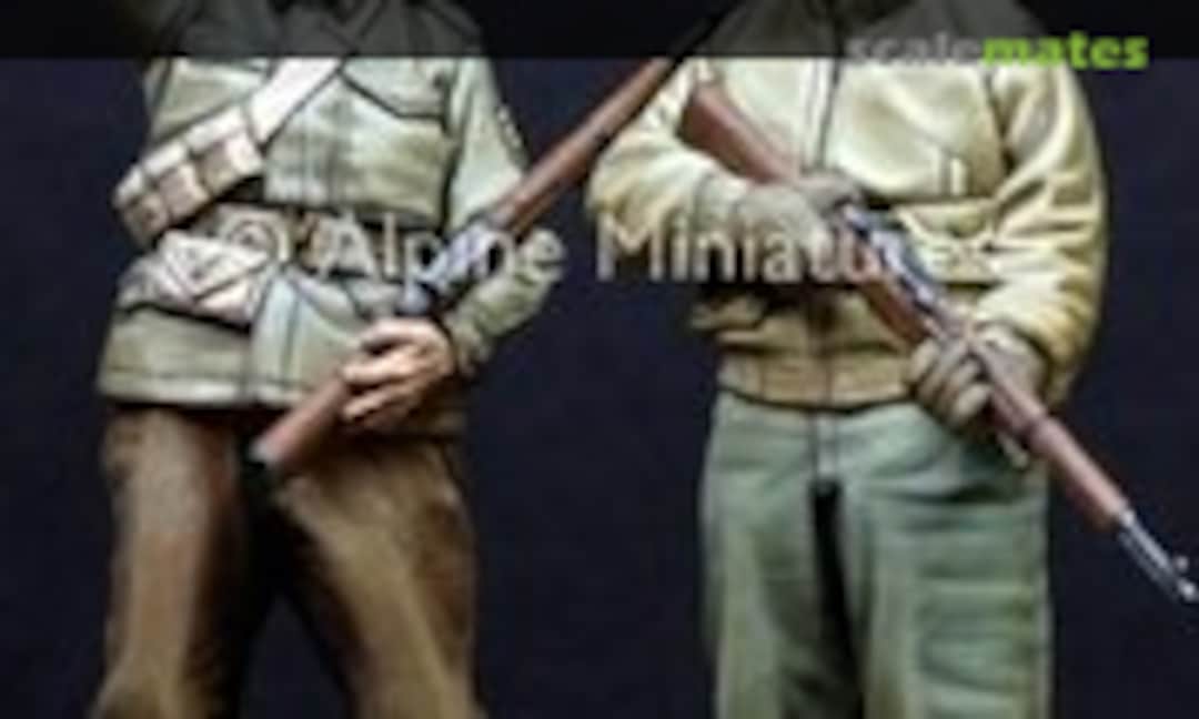 1:35 WW2 US Infantry Set (Alpine Miniatures 35110) 35110