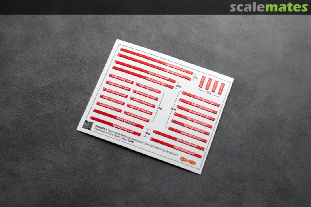 Contents Two-sided National Aerospace Standard warning streamers EM48001 Embase Contents Two-sided National Aerospace Standard warning streamers EM48001 Embase