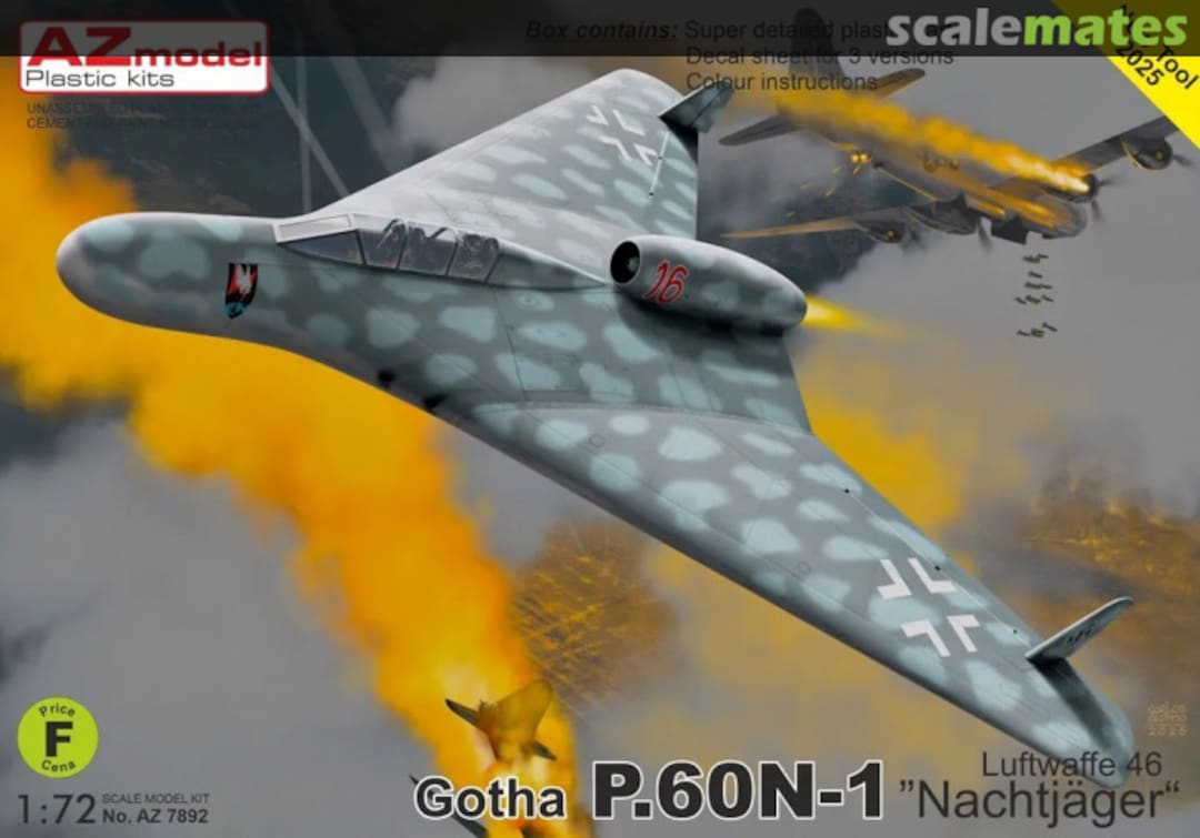 Boxart Gotha P.60N-1 "Nachtjäger" AZ7892 AZmodel Boxart Gotha P.60N-1 "Nachtjäger" AZ7892 AZmodel