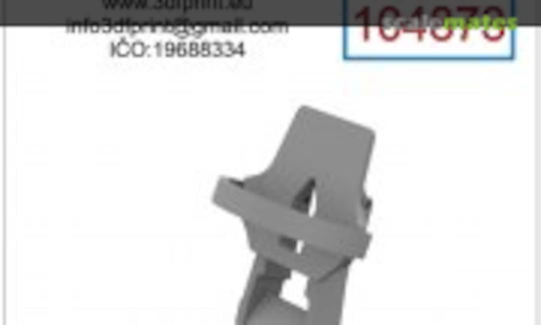1:48 Luftwaffe Rudder Pedals (3DF Print 104873) 104873