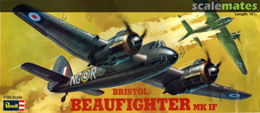 Boxart Bristol Beaufighter Mk IF H-251 Revell Boxart Bristol Beaufighter Mk IF H-251 Revell