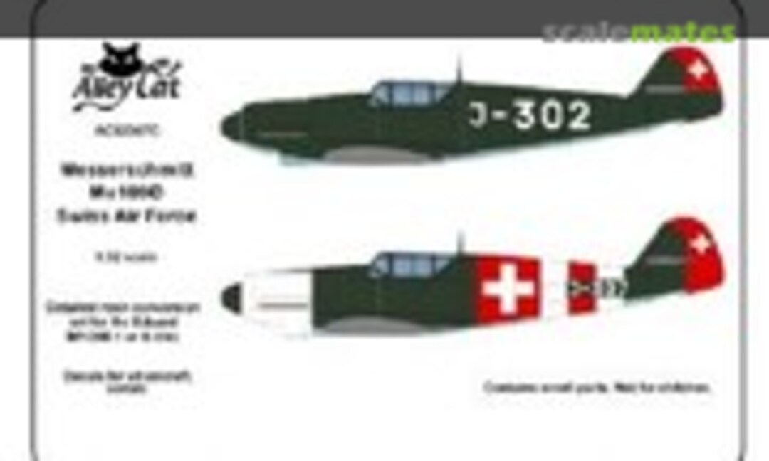1:32 Messerschmitt Bf 109D 'Swiss' Conversion Set (Alley Cat 32007C) 32007C