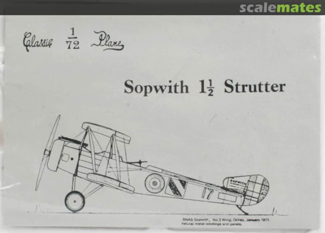 Boxart Sopwith 1 ½ Strutter  Classic Plane
