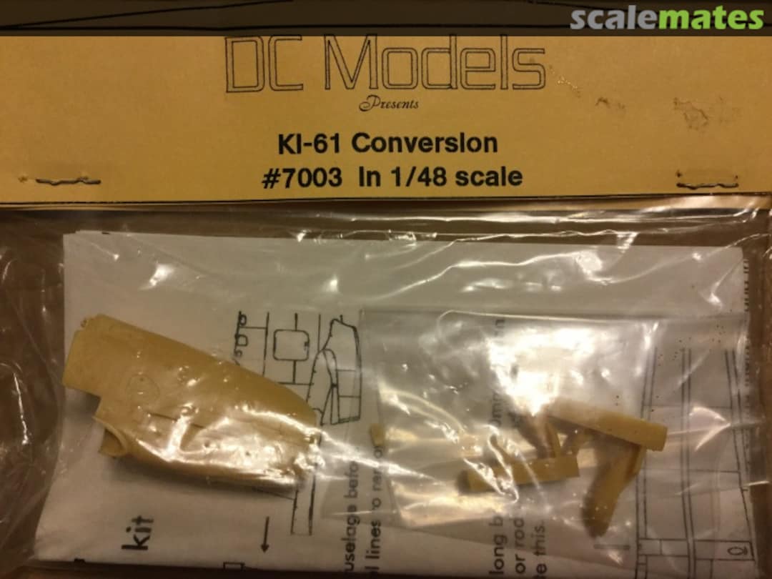 Boxart Kawasaki Ki-61A (early) short nose conversion 7003 DC Models Boxart Kawasaki Ki-61A (early) short nose conversion 7003 DC Models