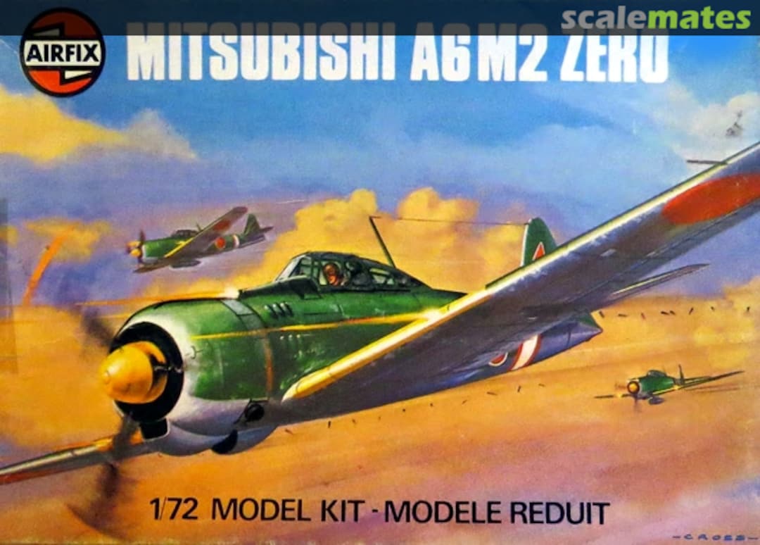 Boxart Mitsubishi A6M2 Zero 61028-3 Airfix Boxart Mitsubishi A6M2 Zero 61028-3 Airfix