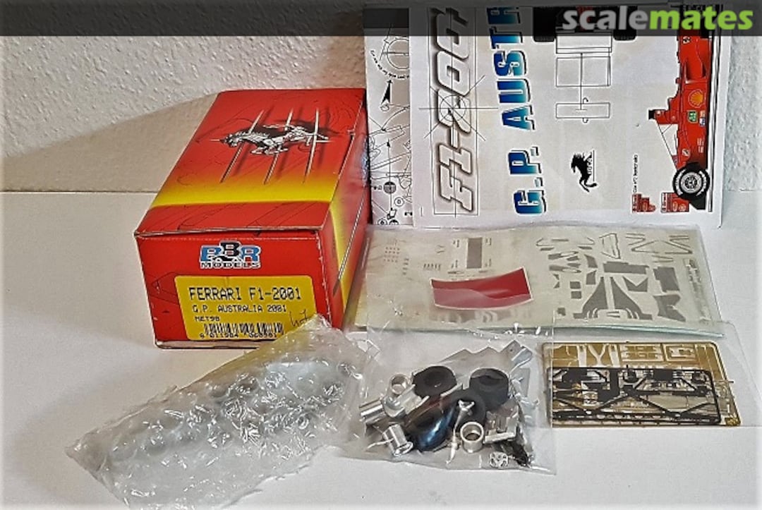 Boxart Ferrari F2001 "Shell" MET98 BBR Boxart Ferrari F2001 "Shell" MET98 BBR