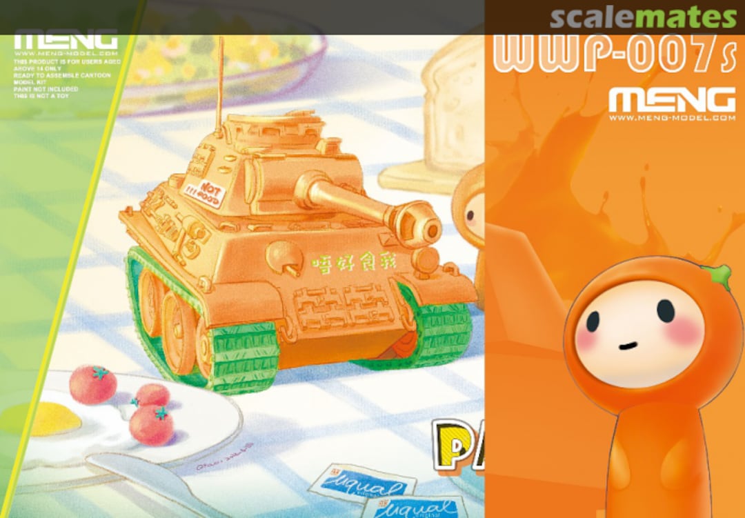 Boxart Panther Orange Version WWP-007S Meng Model Boxart Panther Orange Version WWP-007S Meng Model