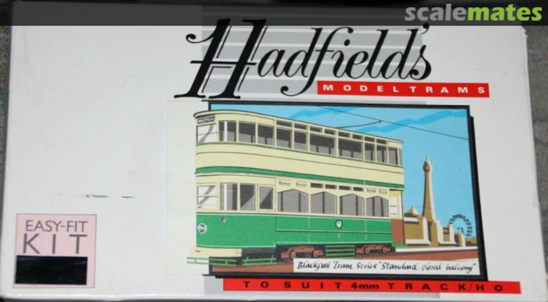Boxart Blackpool Tram Series "Standard Closed Balcony" Hadfield's Modeltrams Boxart Blackpool Tram Series "Standard Closed Balcony" Hadfield's Modeltrams