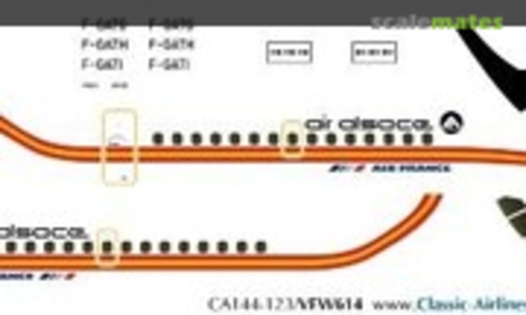 1:144 Air Alsace VFW (Classic Airlines CA144-123) CA144-123
