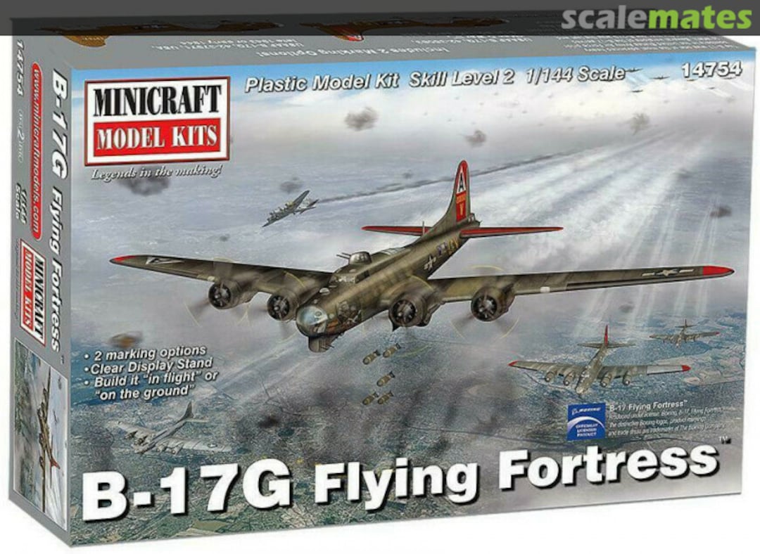 Boxart B-17G Flying Fortress 14754 Minicraft Model Kits Boxart B-17G Flying Fortress 14754 Minicraft Model Kits