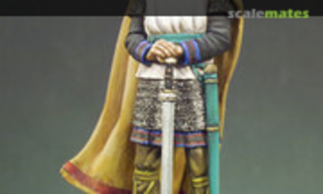 54mm Saxon Warrior (6th Century) (Andrea Miniatures SM-F38) SM-F38