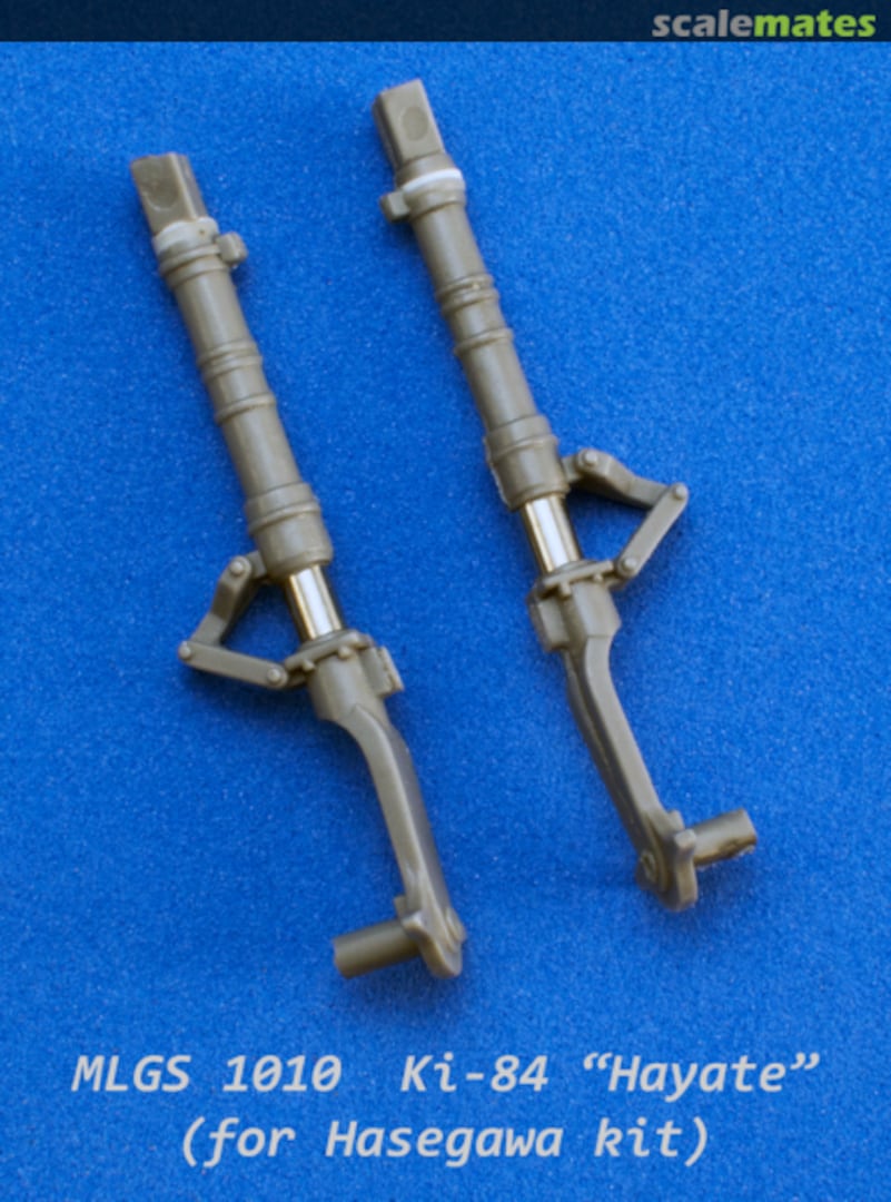 Boxart Nakajima Ki-84 "Hayate" Main Landing Gear Struts MLGS 1010 Synthetic Ordnance Works Boxart Nakajima Ki-84 "Hayate" Main Landing Gear Struts MLGS 1010 Synthetic Ordnance Works