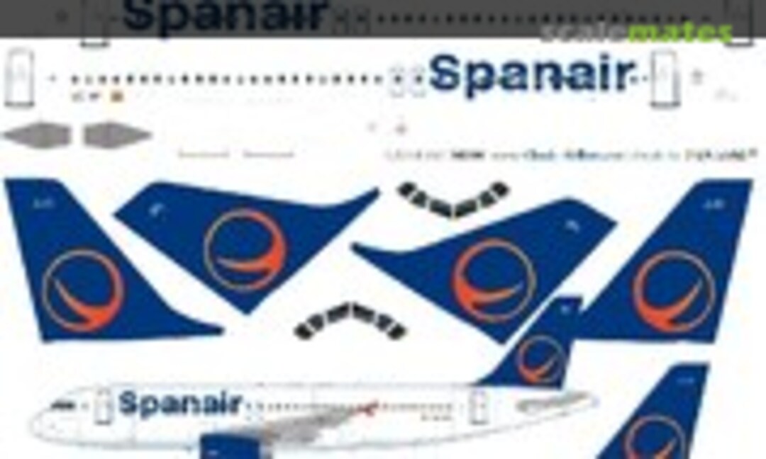 1:144 Spanair A320 (Classic Airlines CA144-561) CA144-561