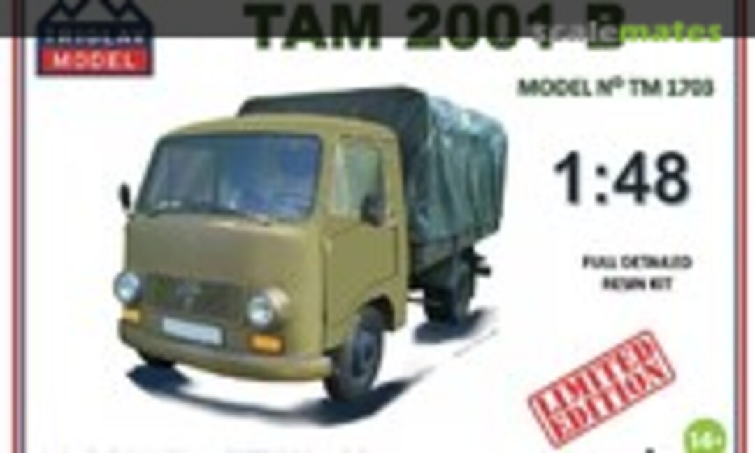 1:48 TAM 2001 B (Triglav model TM 1703) TM 1703