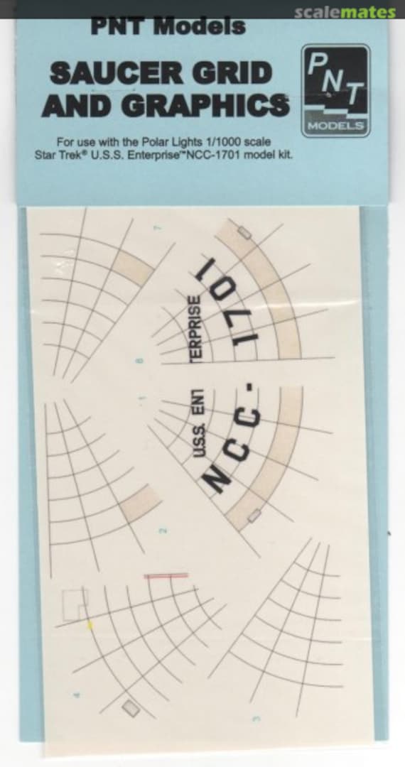 Boxart Saucer Grid and Graphics for NCC-1701 Enterprise 4086 PNT Models Boxart Saucer Grid and Graphics for NCC-1701 Enterprise 4086 PNT Models