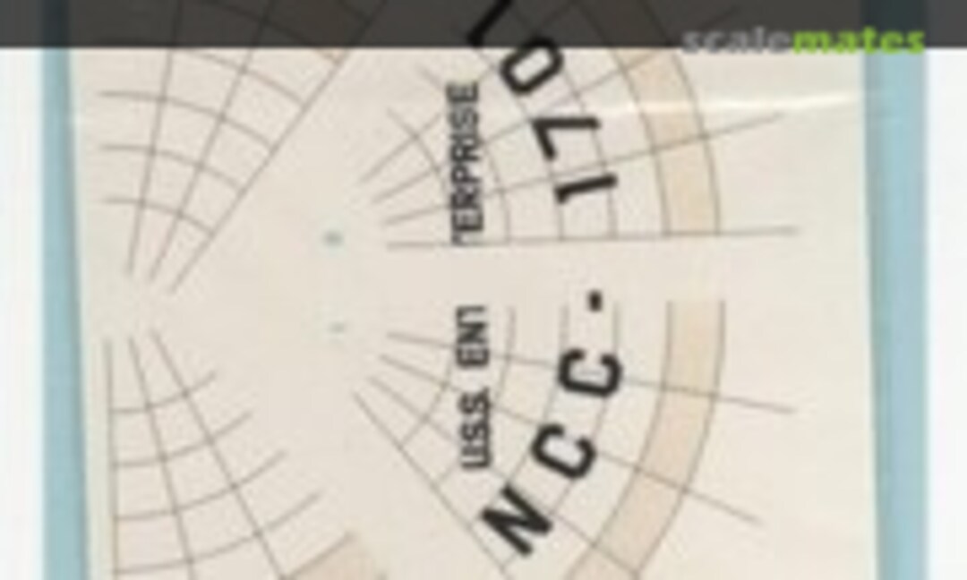 1:1000 Saucer Grid and Graphics for NCC-1701 Enterprise (PNT Models 4086) 4086