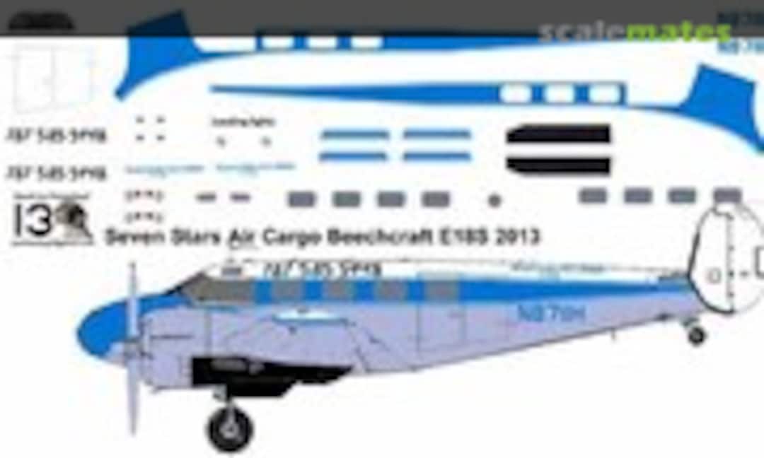 1:72 Seven Stars Air Cargo Beechcraft E18S 2013 (Pointerdog Decals )