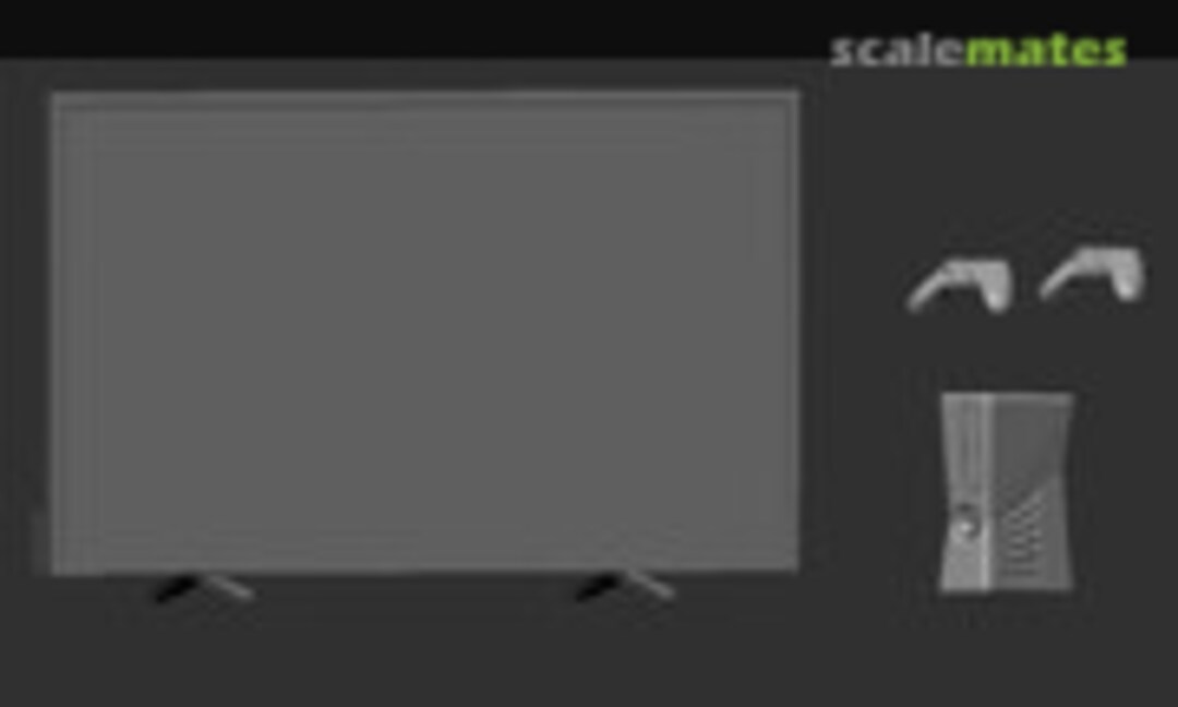 1:35 TV+game console (Firma49 49C029) 49C029