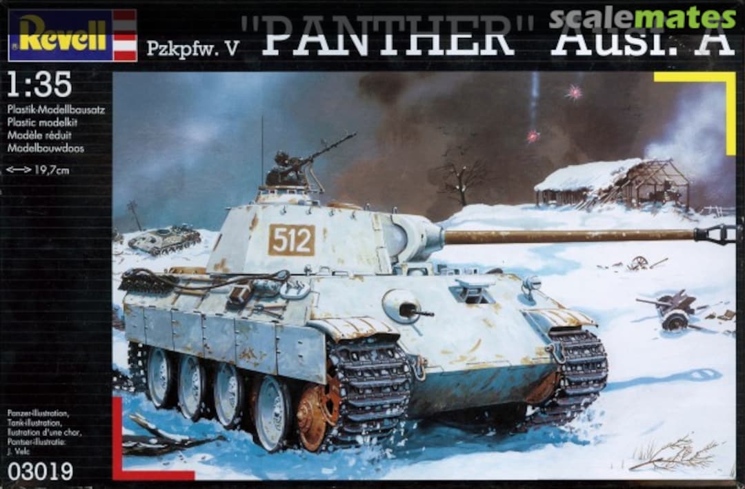 Boxart Panzerkampfwagen V Panther Ausf. A (Sd.Kfz.171) 03019 Revell Boxart Panzerkampfwagen V Panther Ausf. A (Sd.Kfz.171) 03019 Revell