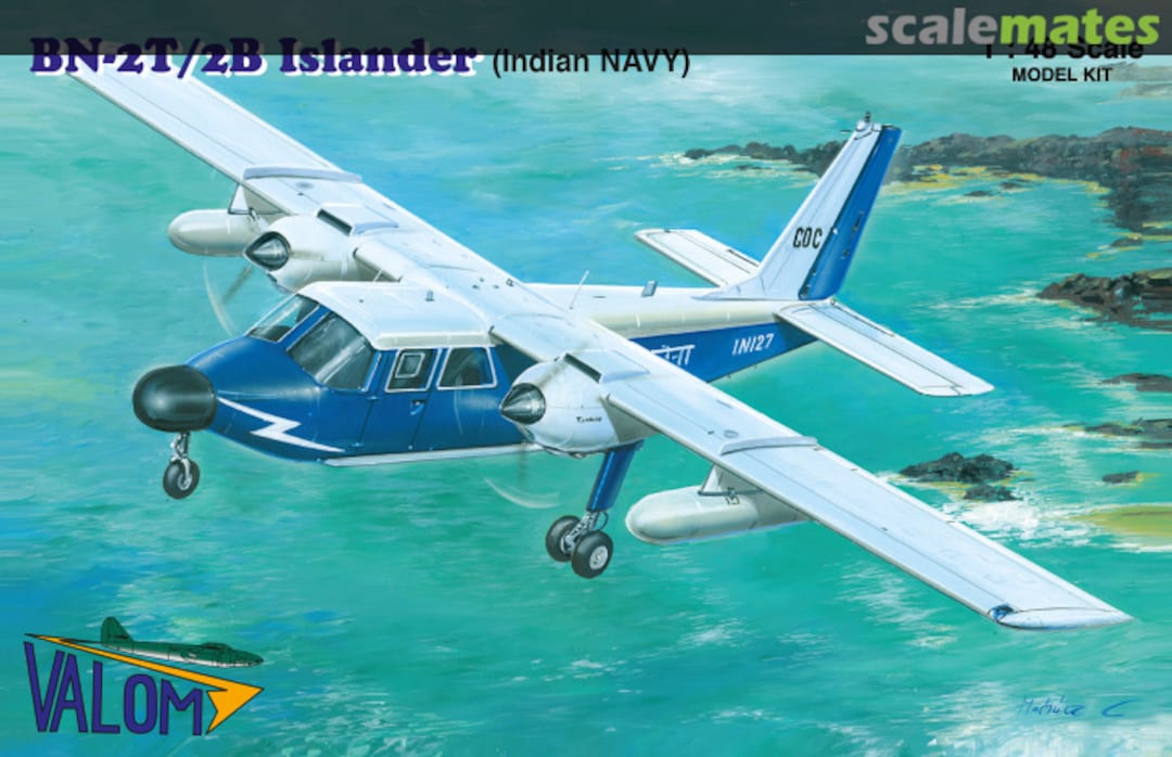 Boxart Britten-Norman BN-2T/2B Islander 48017 Valom Boxart Britten-Norman BN-2T/2B Islander 48017 Valom
