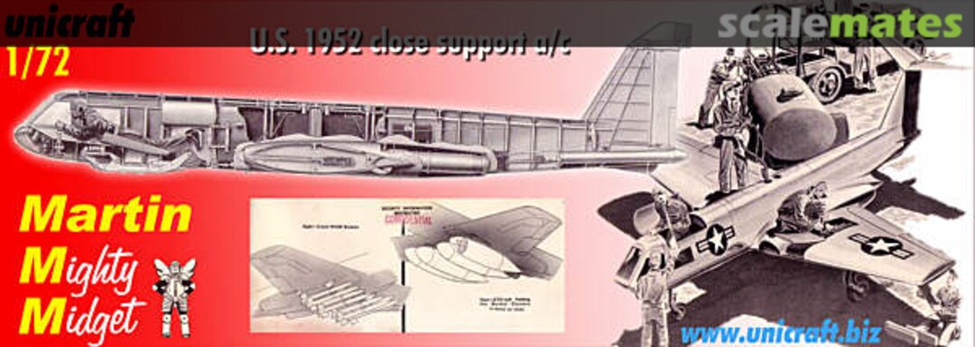 Boxart Martin "Mighty Midget" 72255 Unicraft Models Boxart Martin "Mighty Midget" 72255 Unicraft Models
