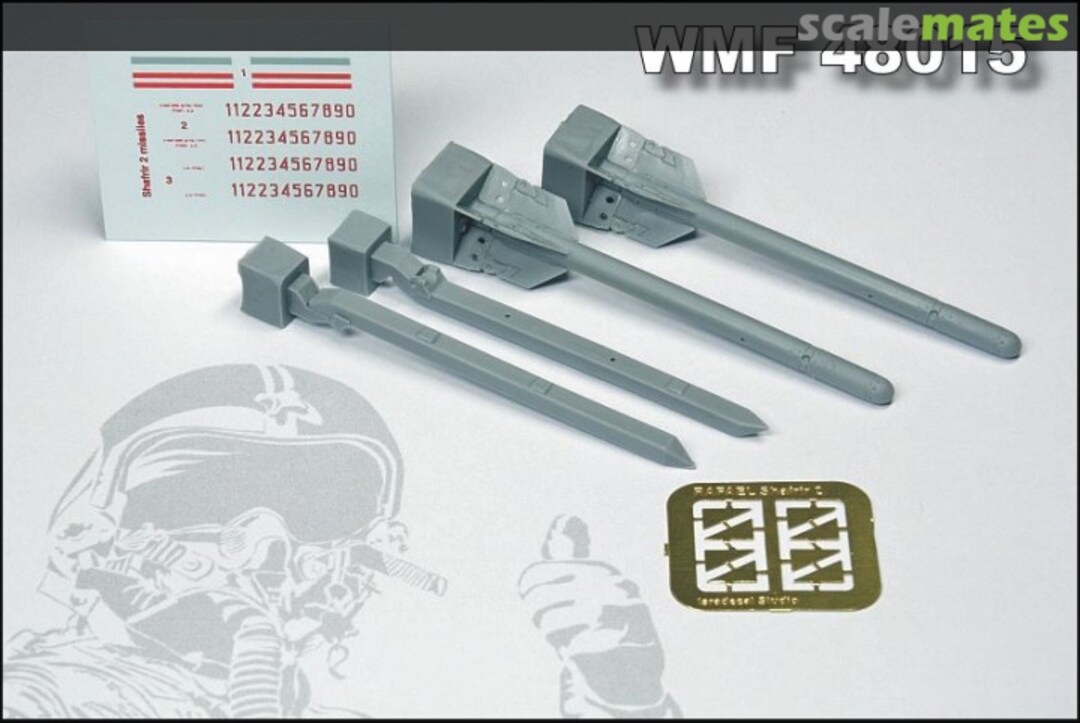 Boxart Rafael Shafrir 2 Air-to-Air Missile Set WMF48015 Wingman Models